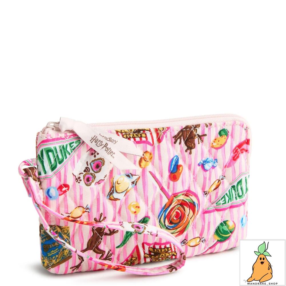 Vera Bradley Harry Potter Honeydukes Wristlet Wallet Pouch Pink Candy